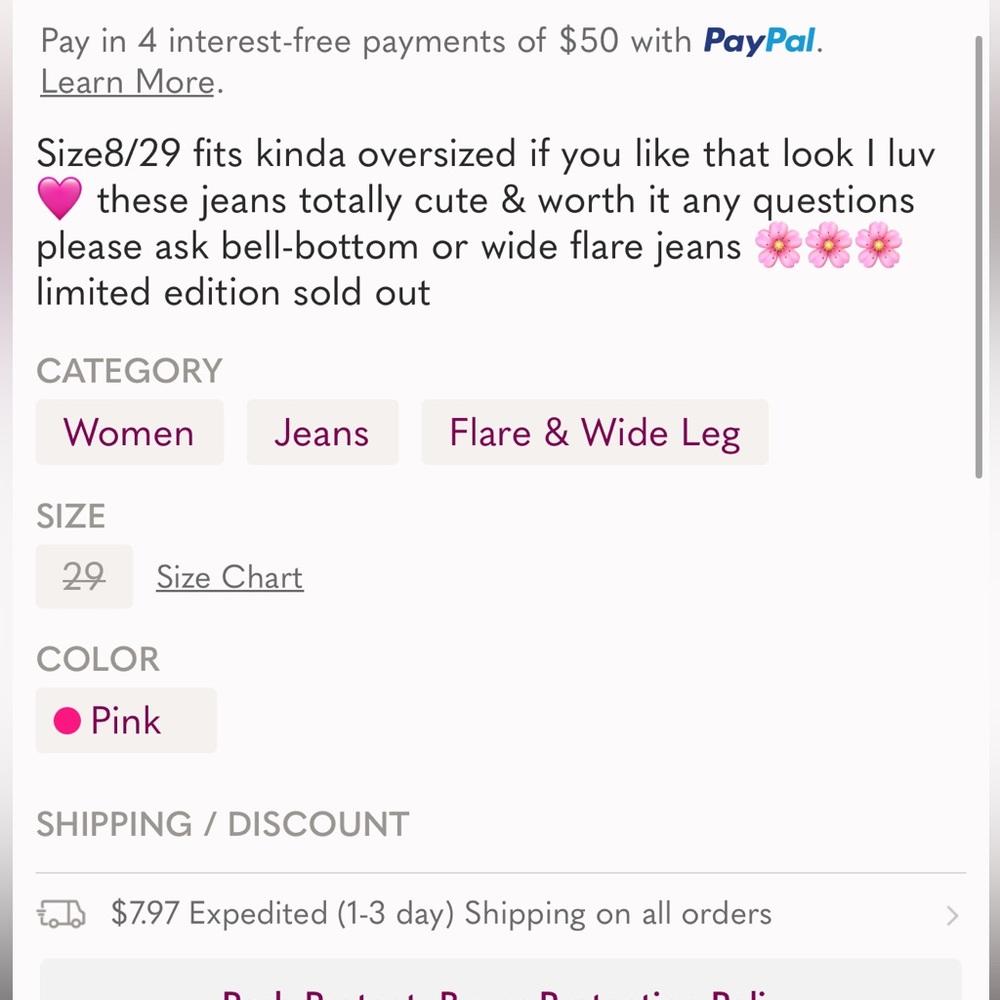 Zara x Barbie pink jeans NWT - Picture 10 of 10